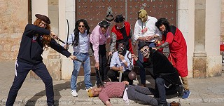 stag group dressed as pirates